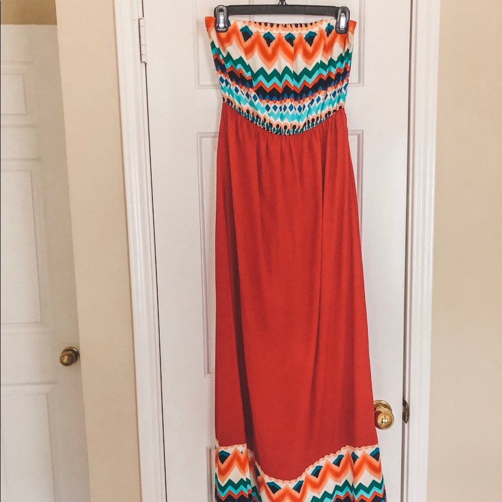 Strapless Maxi Dress